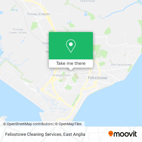 Felixstowe Cleaning Services map