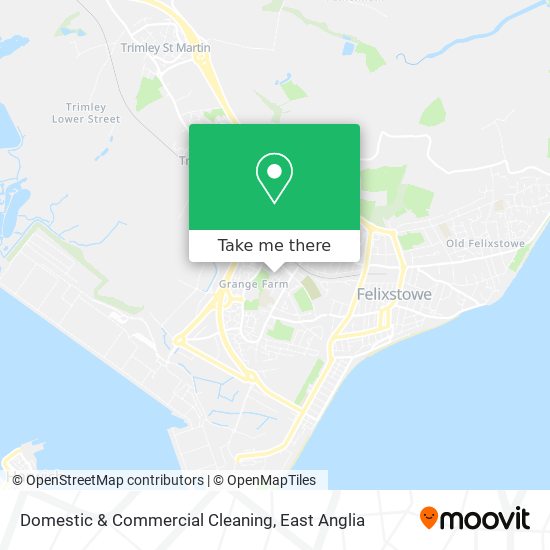 Domestic & Commercial Cleaning map