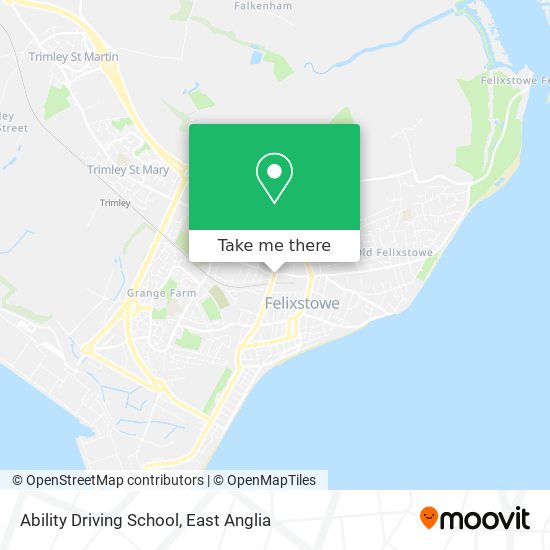 Ability Driving School map