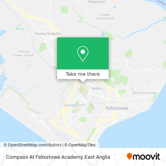 Compass At Felixstowe Academy map