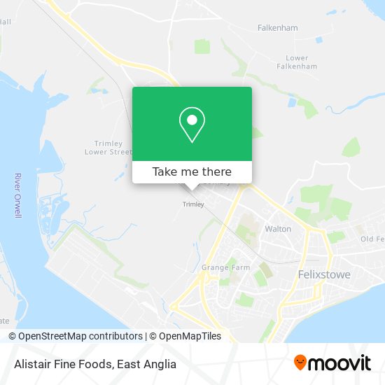 Alistair Fine Foods map