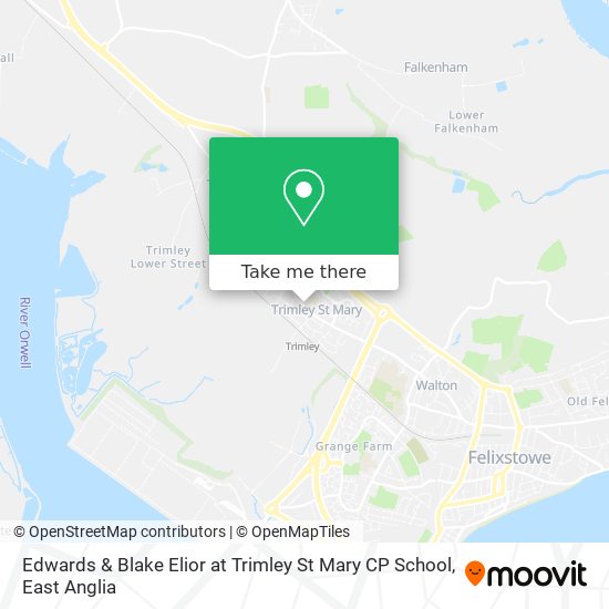 Edwards & Blake Elior at Trimley St Mary CP School map