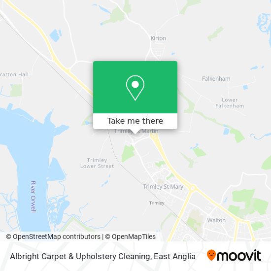Albright Carpet & Upholstery Cleaning map