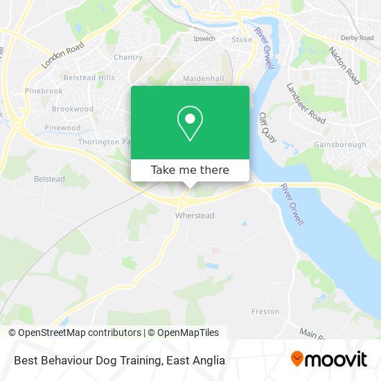 Best Behaviour Dog Training map