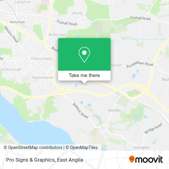 Pro Signs & Graphics map