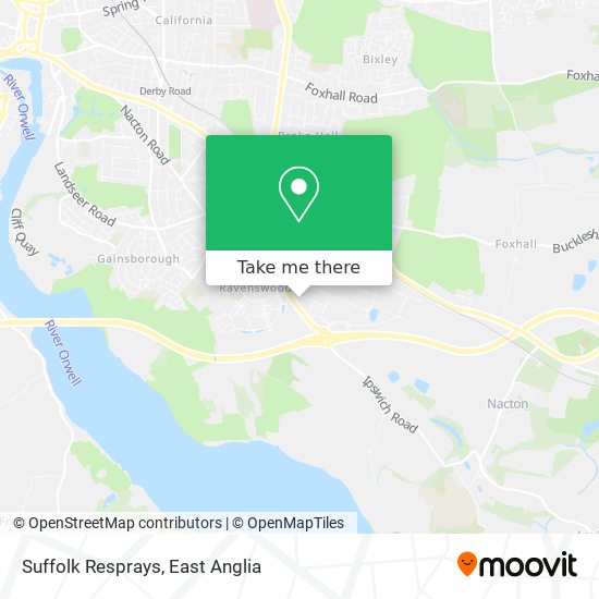 Suffolk Resprays map