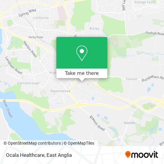 Ocala Healthcare map