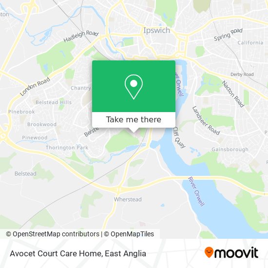 Avocet Court Care Home map