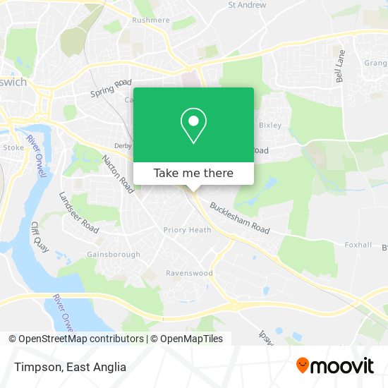 Timpson map