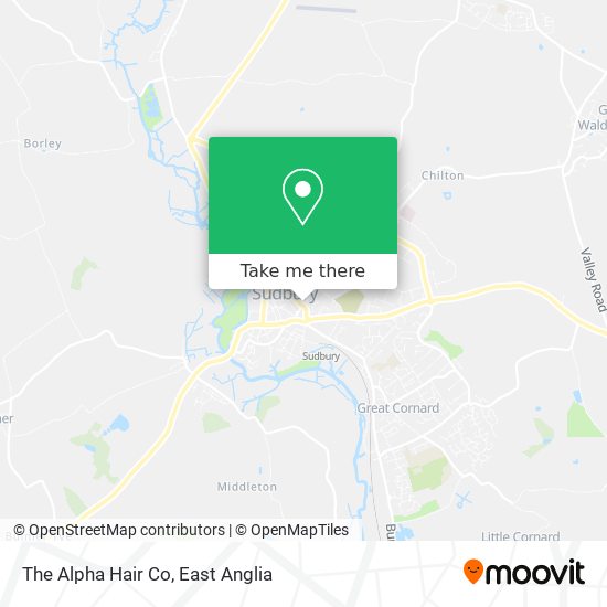 The Alpha Hair Co map