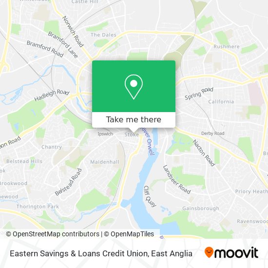 Eastern Savings & Loans Credit Union map