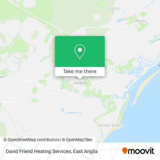 David Friend Heating Services map