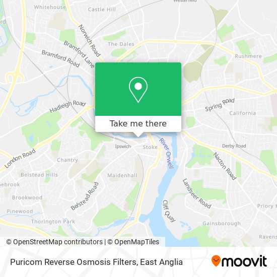 Puricom Reverse Osmosis Filters map