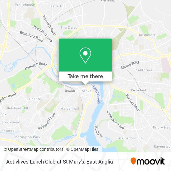 Activlives Lunch Club at St Mary's map
