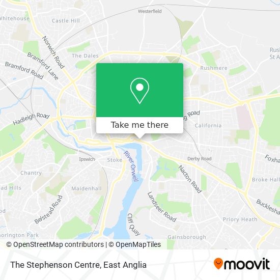 The Stephenson Centre map