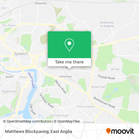 Matthews Blockpaving map