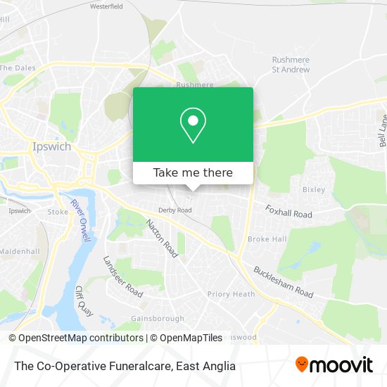 The Co-Operative Funeralcare map