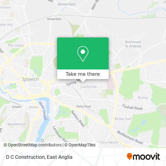 D C Construction map