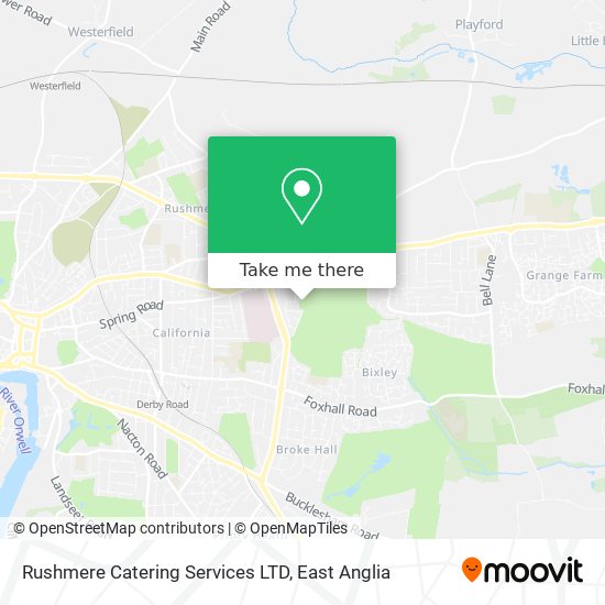 Rushmere Catering Services LTD map