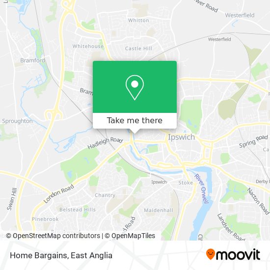 Home Bargains map