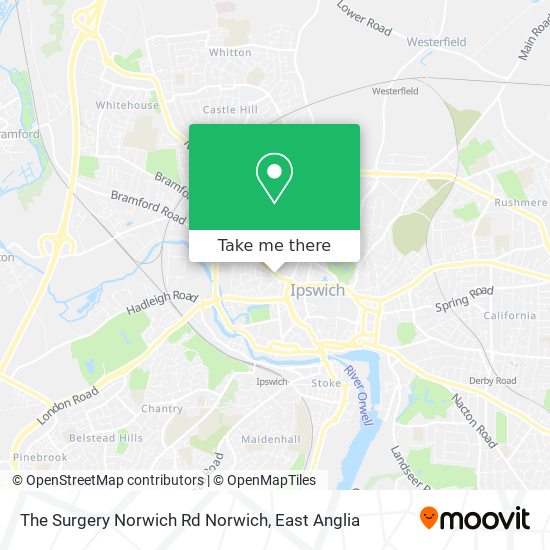 The Surgery Norwich Rd Norwich map