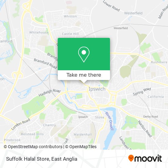 Suffolk Halal Store map