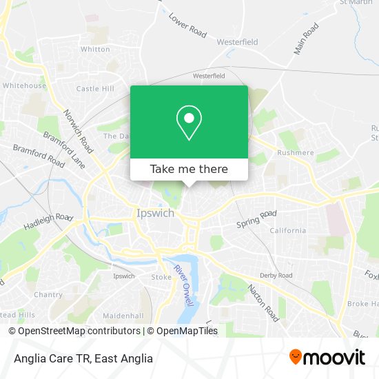 Anglia Care TR map