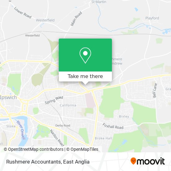 Rushmere Accountants map