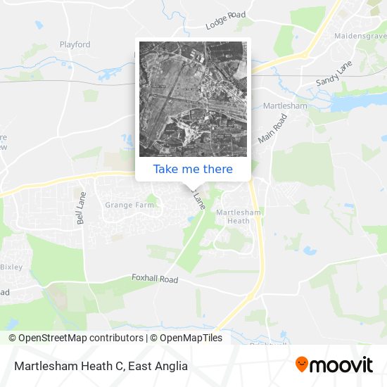 Martlesham Heath C map