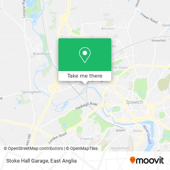 Stoke Hall Garage map