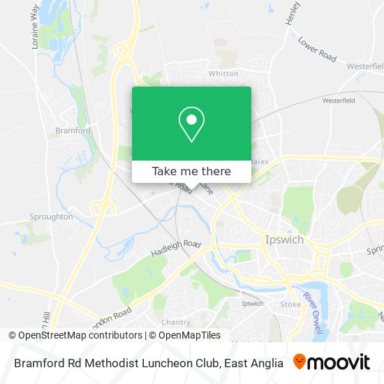 Bramford Rd Methodist Luncheon Club map