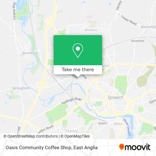 Oasis Community Coffee Shop map