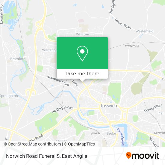 Norwich Road Funeral S map