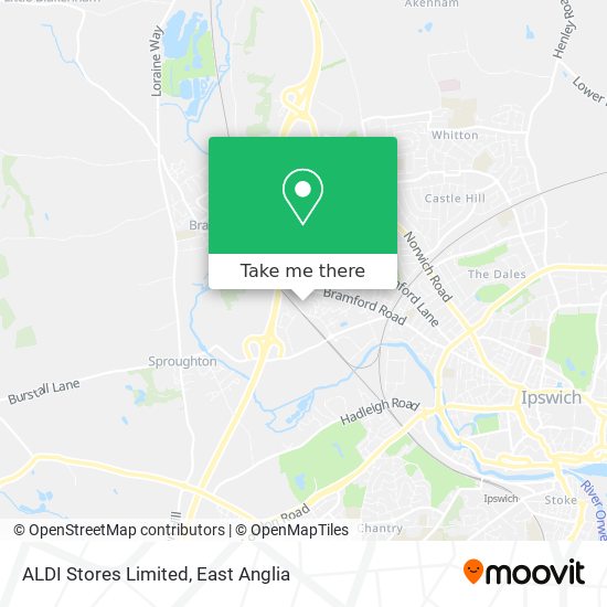 ALDI Stores Limited map