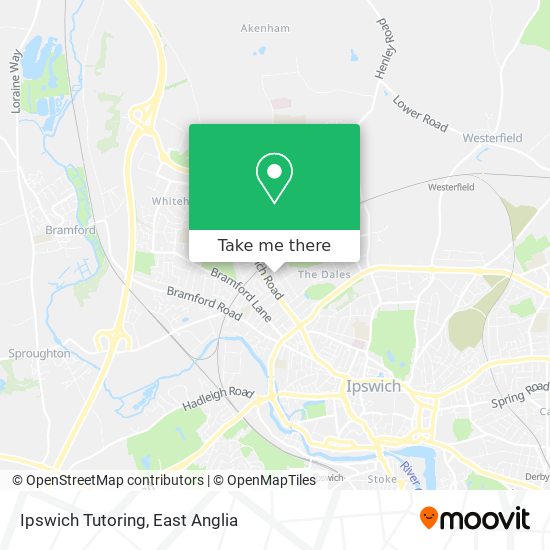 Ipswich Tutoring map