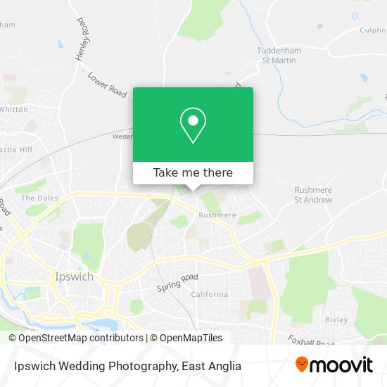 Ipswich Wedding Photography map