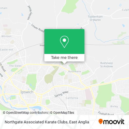 Northgate Associated Karate Clubs map