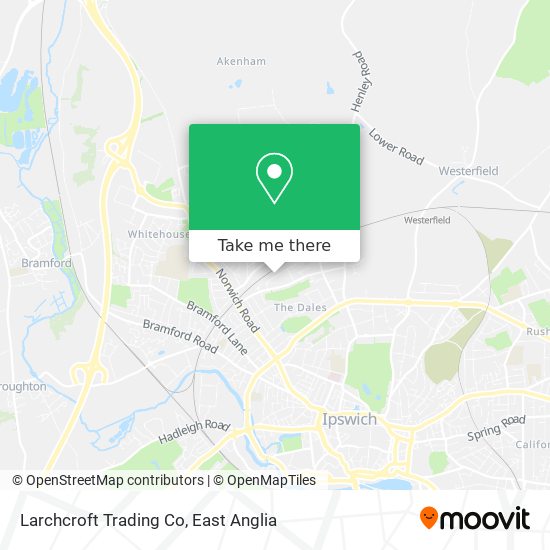 Larchcroft Trading Co map