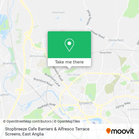 Stopbreeze Cafe Barriers & Alfresco Terrace Screens map