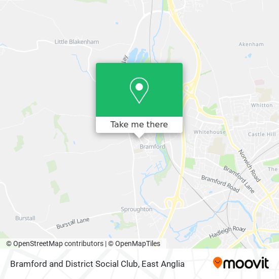 Bramford and District Social Club map