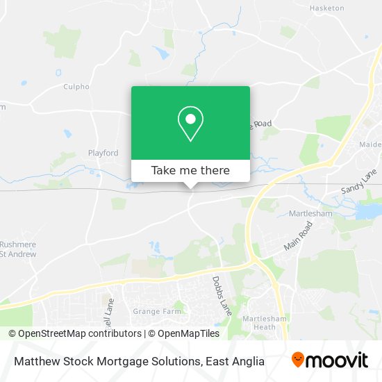 Matthew Stock Mortgage Solutions map