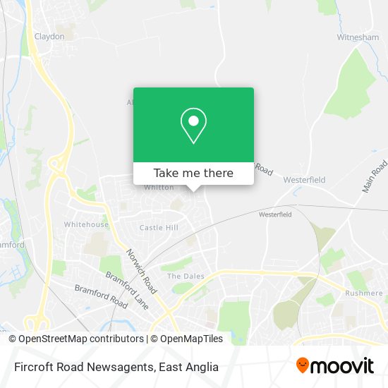 Fircroft Road Newsagents map