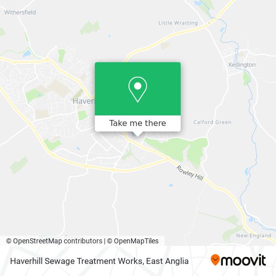 Haverhill Sewage Treatment Works map