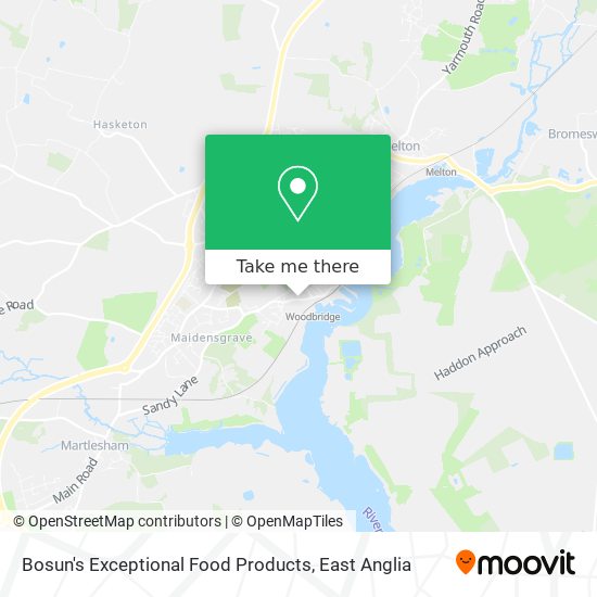 Bosun's Exceptional Food Products map