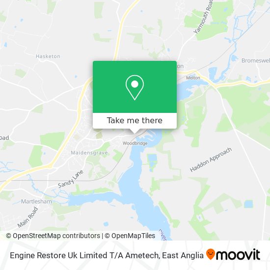 Engine Restore Uk Limited T / A Ametech map