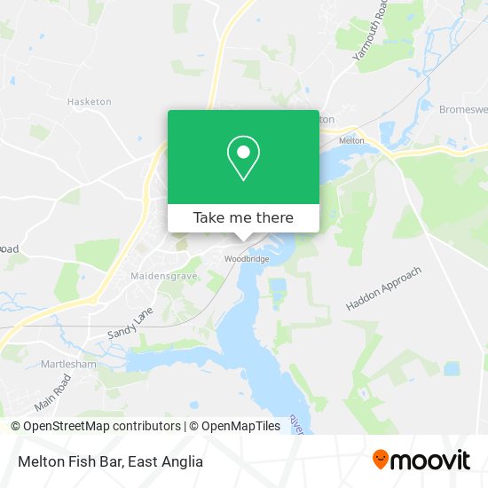 Melton Fish Bar map