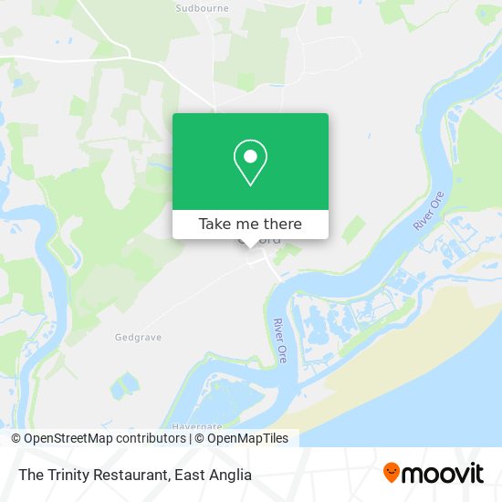 The Trinity Restaurant map