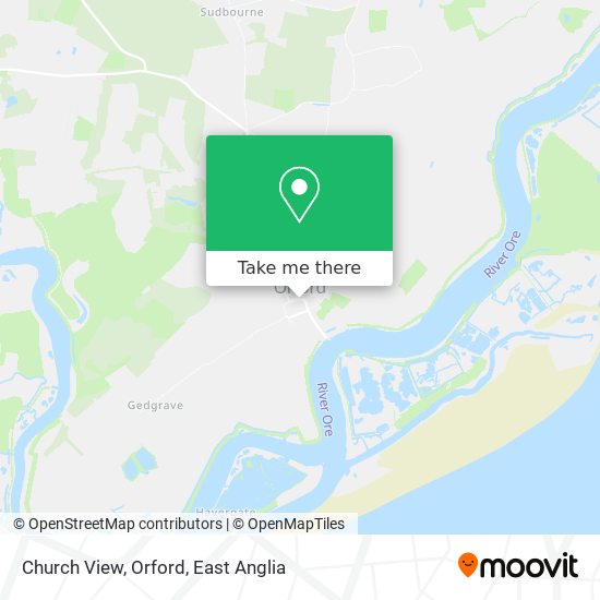 Church View, Orford map