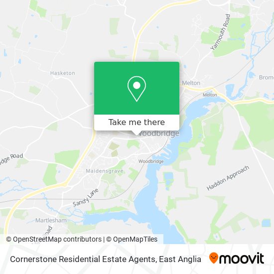 Cornerstone Residential Estate Agents map