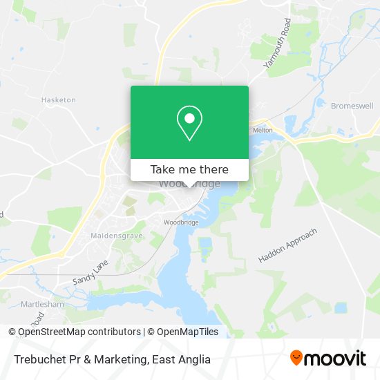 Trebuchet Pr & Marketing map